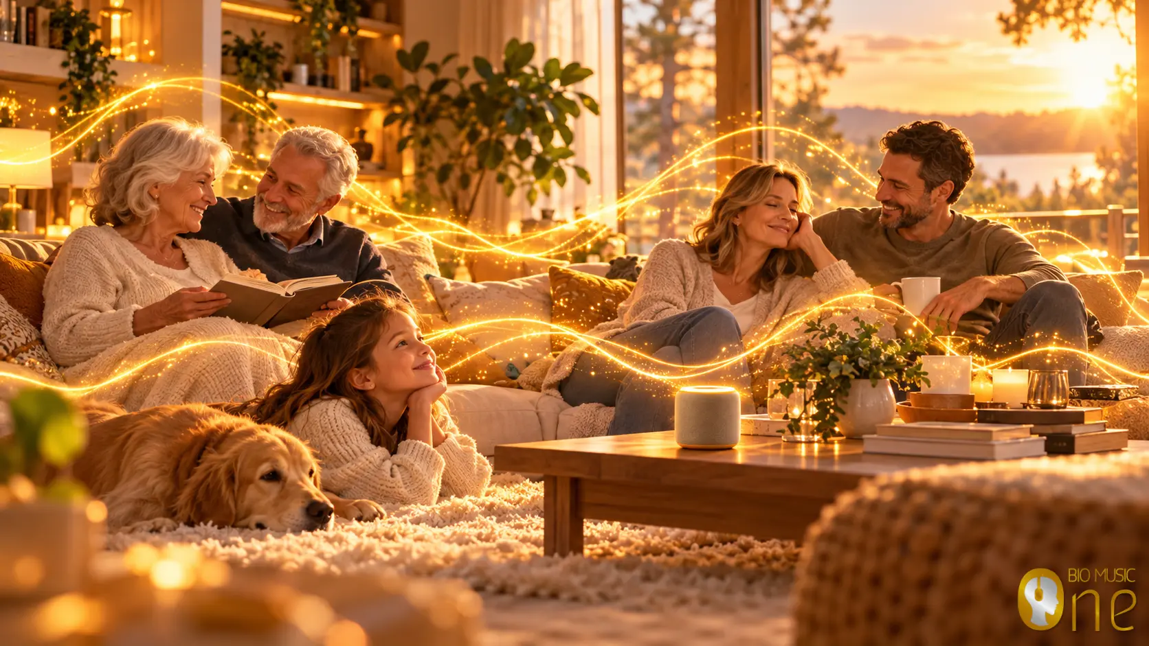 A warm, welcoming and peaceful home atmosphere with Bio Music One