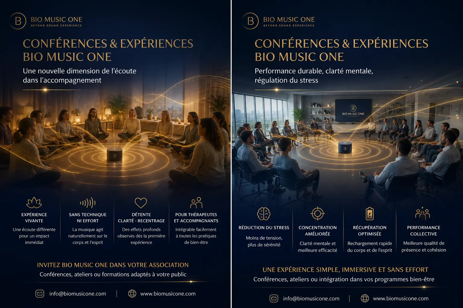 Expérience Bio Music One en groupe